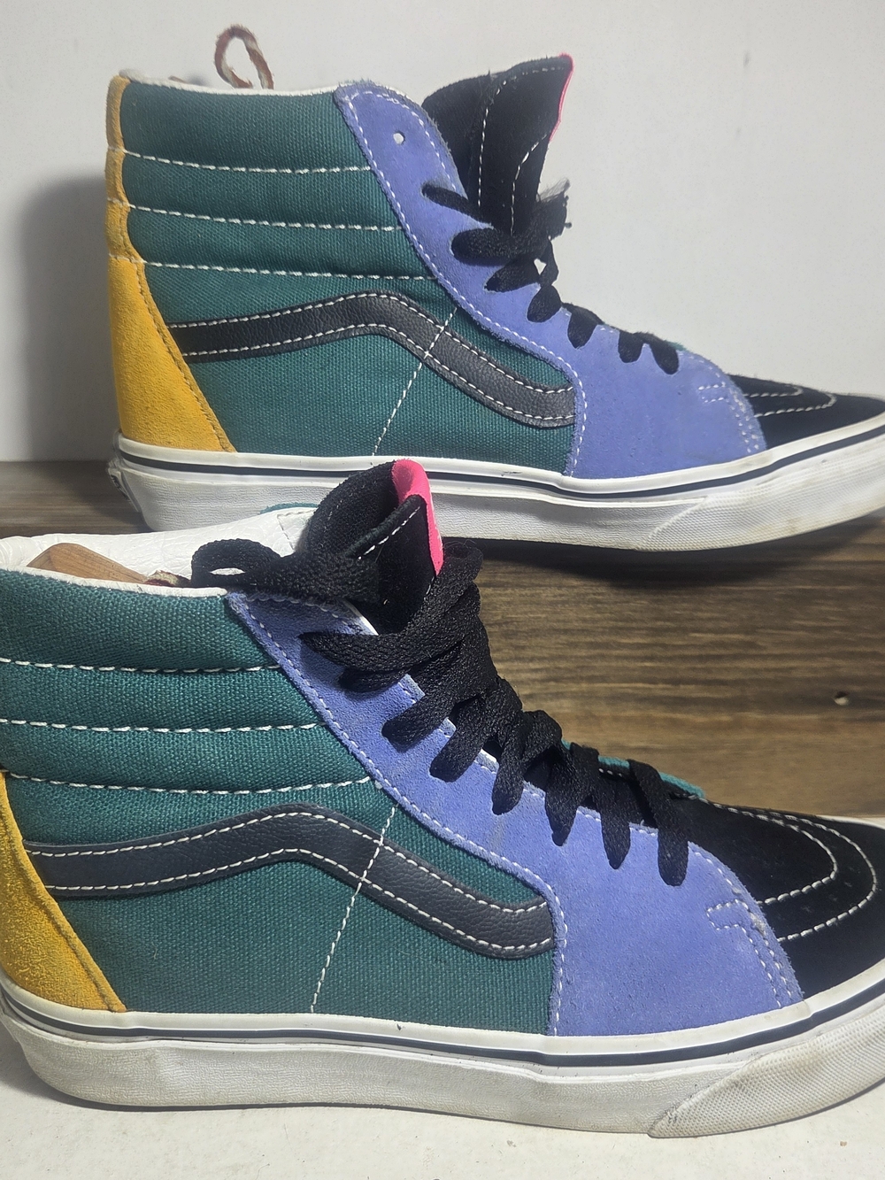 Vans Sk8-Hi Colorblock Mix High Top Sneakers Men’s 6 / Women’s 7.5 Multicolor